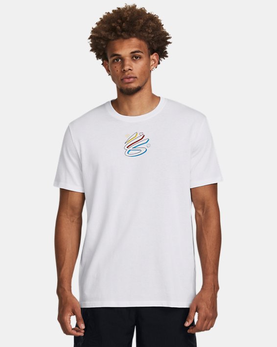 Men's Curry ICDAT Heavyweight T-Shirt in White image number 0